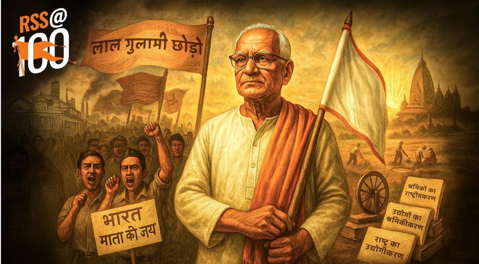 RSS के सबसे ज्यादा संगठन खड़े करने वाले ठेंगडी जिन्होंने ठुकरा दिया था पद्मभूषण