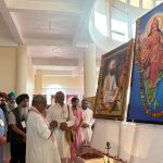 प्रतिनिधि सभा बैठक स्थल पर प्रदर्शनी का शुभारम्भ