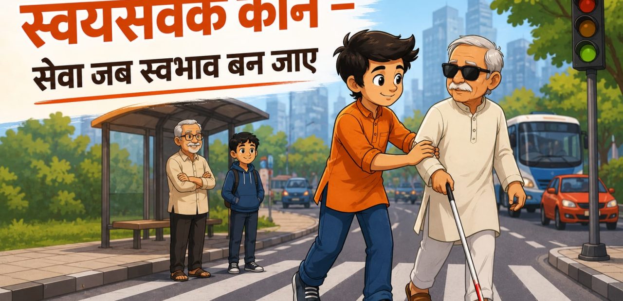 स्वयंसेवक कौन – सेवा जब स्वभाव बन जाए