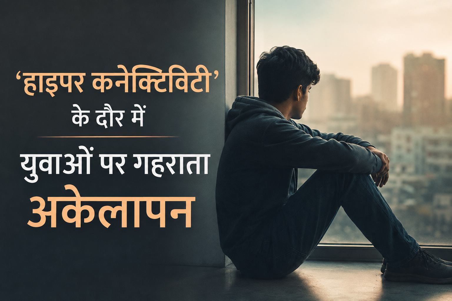 'हाइपर कनेक्टिविटी' के दौर में युवाओं पर गहराता अकेलापन