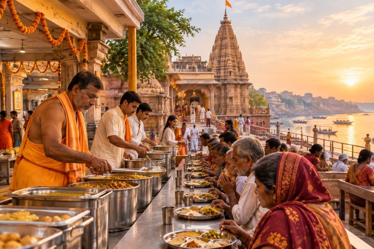 काशी में खुलेगा तीसरा बड़ा अन्नक्षेत्र, शरद पूर्णिमा से भक्तों को मिलेगा भोजन-प्रसाद